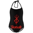 thumbnail image 1 of Berserk Logo Children's One-piece Swimwear Halterneck Swimsuit Summer Beach Girl's Bathing Suits Breathable Beachwear, 1 of 7
