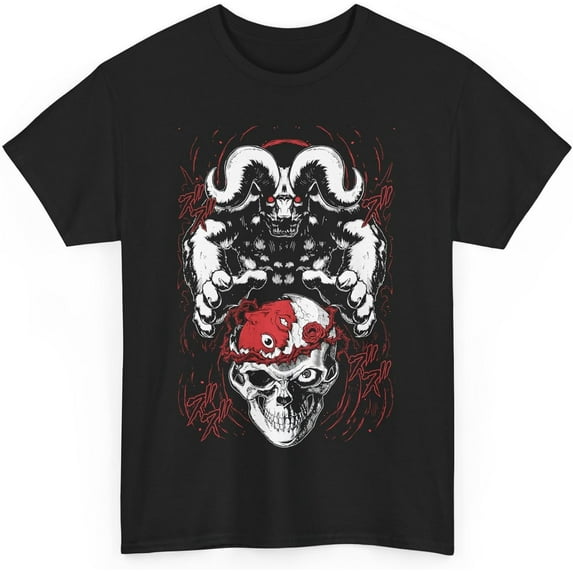 Berserk Manga Tshirt Mens,Japanese Anime Skull Knight T-Shirt