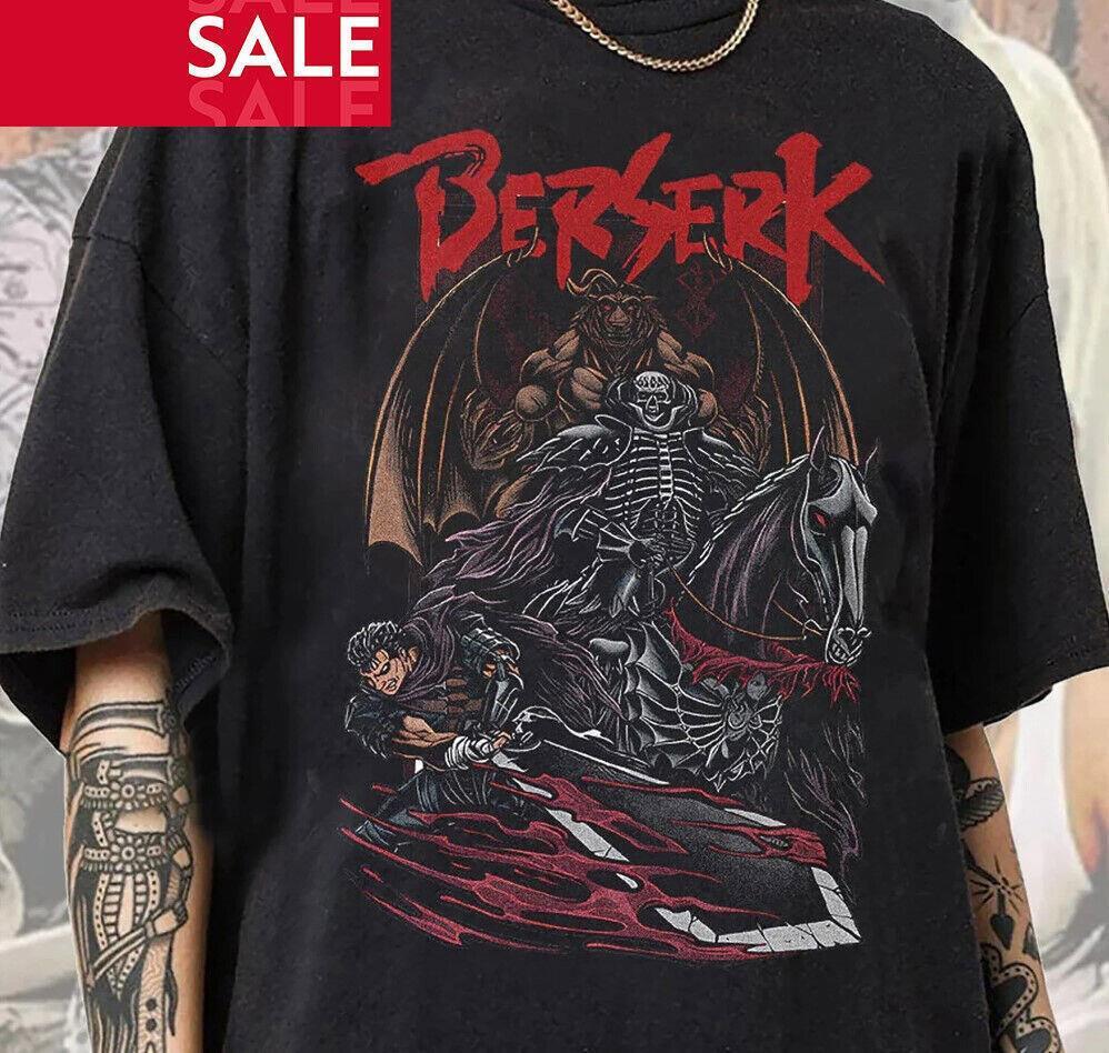 Berserk TShirt Japanese Anime Shirt Anime Manga Shirt Trendy Anime Tee