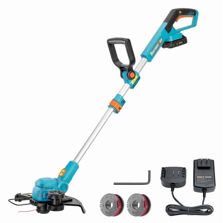 Berserker 20V 12" Cordless String Trimmer - 2-in-1 Weed Wacker for Lawn, Yard & Garden with 2.0Ah Battery