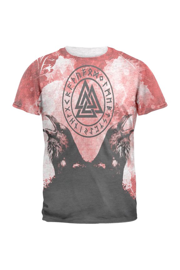 Berserker Viking's Blood Odin's Ravens Mens T Shirt