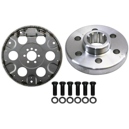 Speedway Motors 1-Piece Bert & Brinn Coupler, Flexplate and Bolt Kit for GM 602/604 Crate Engines, Steel Drive Flange with 153-Tooth Flexplate and ARP Hardware Included
