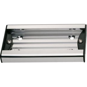 Bert's Custom Tackle Aluminum Boat Mounting Track, 6 in, Satin Silver