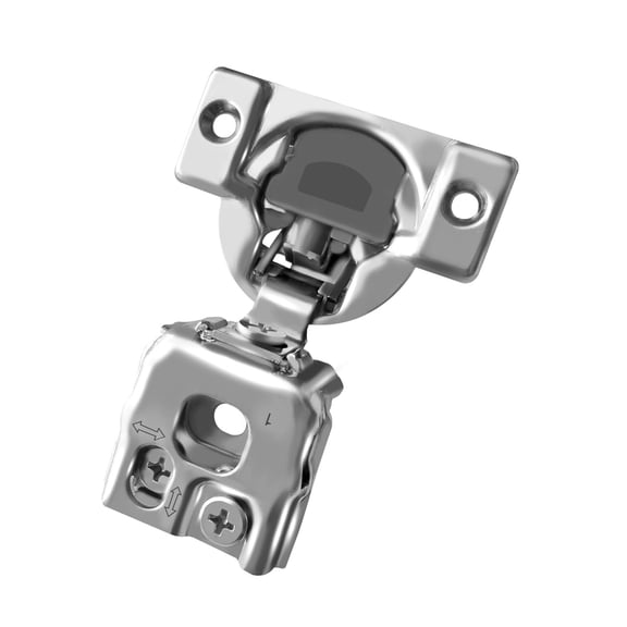 Berta 1" Overlay Soft Closing Face Frame Cabinet Door Hinges (30 Pack)