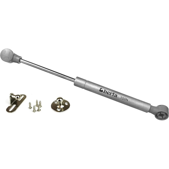 Berta 100N/22LB Cupboard Door Lift Support Gas Strut Lid Support (2 Pack)