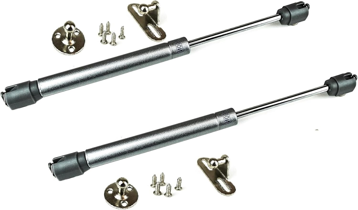 Berta (20 Pieces) 10 inch 100N/22LB Hydraulic Soft Open Gas Springs, Gas Strut for