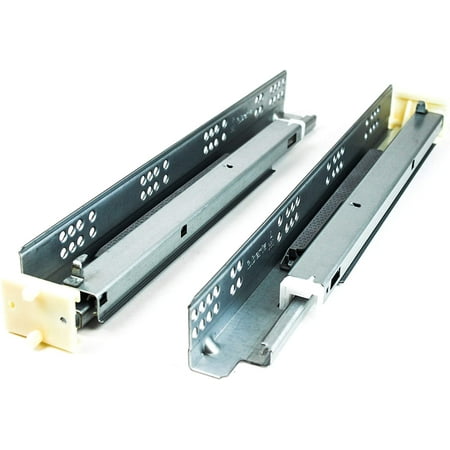 Berta 21 inch Soft Close Full Extension Under Mount Drawer Slide with Screws (3 Pairs)