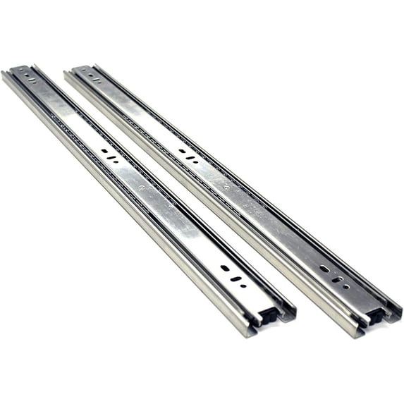 Berta 22 inch Ball Bearing Full Extension Side Mount Drawer Slides (10 Pairs)
