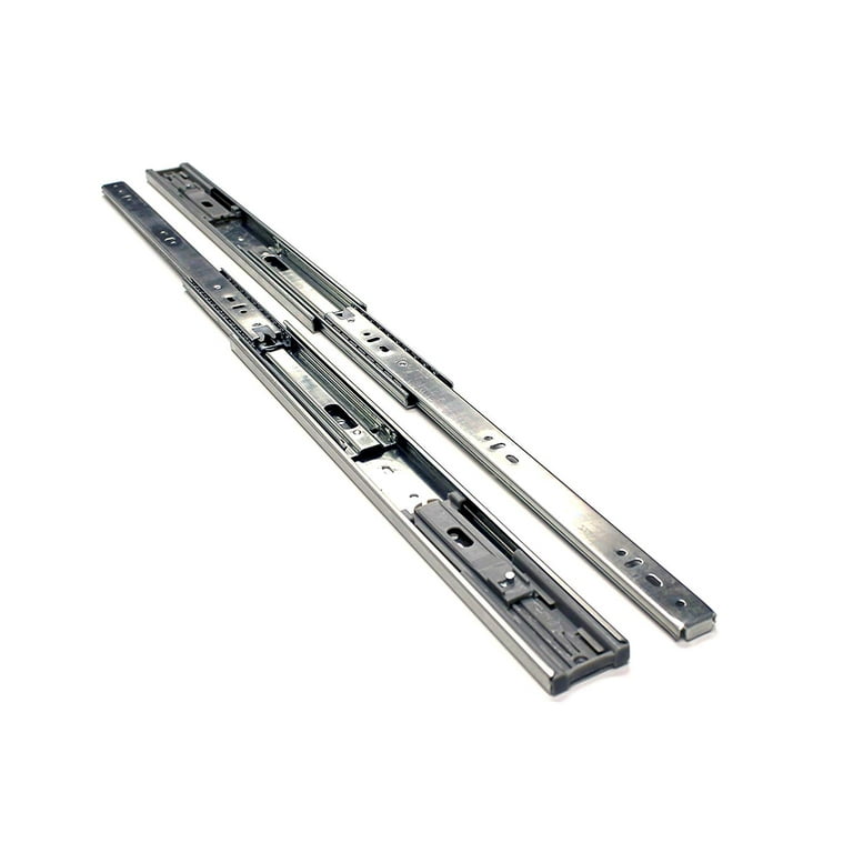 24 in. Soft Close Full Extension Side Mount Ball Bearing Drawer Slide with Installation Screws (10-Pair) 24 in. Soft Close Full Extension Side Mount Ball Bearing Drawer Slide with Installation Screws (10-Pair)