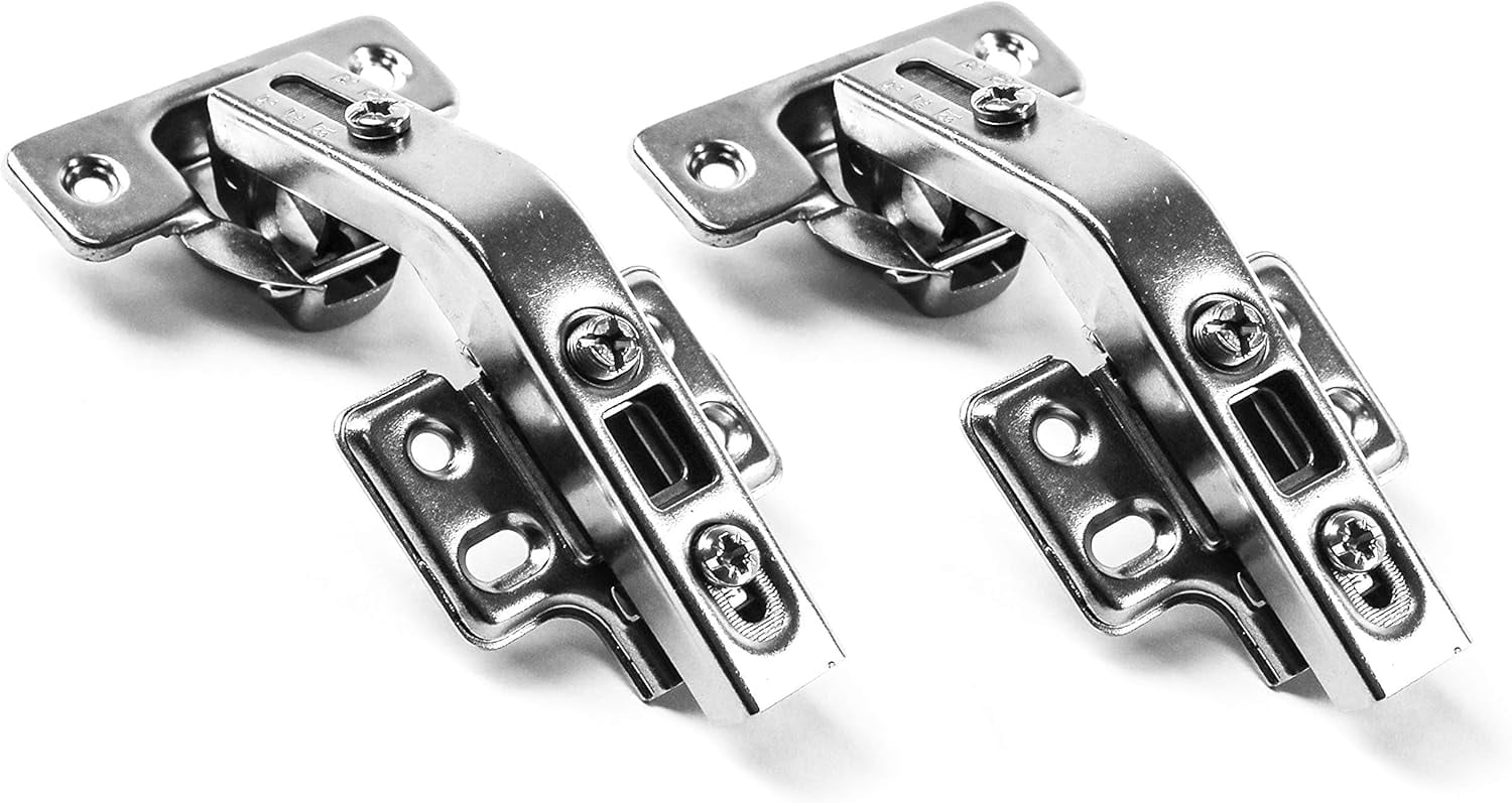 Berta 4 Pack (2 Pairs) 135° Lazy Susan Hinge, Full Overlay Concealed