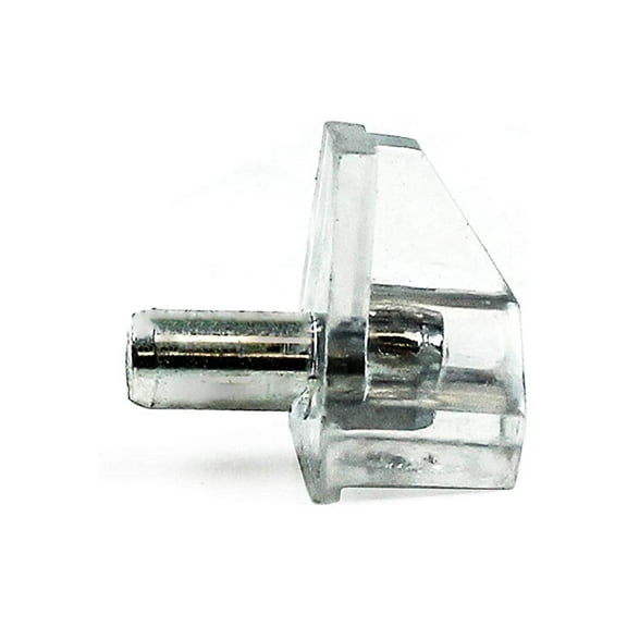Berta 5 mm Shelf Support Bracket Steel Pin Peg Cabinet Book Shelves Holder Clear ( 50 Pack)
