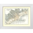 thumbnail image 1 of Bertarelli 24x18 White Modern Wood Framed Museum Art Print Titled - Sanremo Italy - Bertarelli 1914, 1 of 4