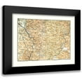 thumbnail image 1 of Bertarelli 24x20 Black Modern Framed Museum Art Print Titled - Northwest Italy - Bertarelli 1914, 1 of 5