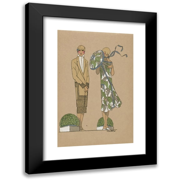 Bertaux 13x18 Black Modern Framed Museum Art Print Titled - Creations Jean Magnin. - Werewolf. (1925)