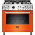 thumbnail image 1 of Bertazzoni 36" Professional Series range - Electric self clean oven - 6 brass burners - PROF366DFSART, 1 of 3