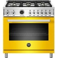 thumbnail image 1 of Bertazzoni 36" Professional Series range - Electric self clean oven - 6 brass burners - PROF366DFSGIT, 1 of 6