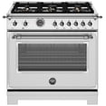thumbnail image 1 of Bertazzoni Her366bcfgmt Heritage 36" Wide 5.9 Cu. Ft. Free Standing Gas Range - Stainless, 1 of 5