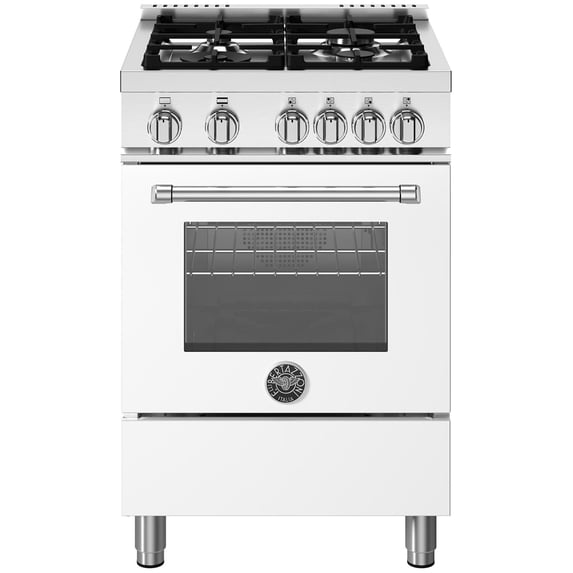 Bertazzoni Mas244gasv Master 24" Wide 2.5 Cu. Ft. Free Standing Gas Range - Bianco