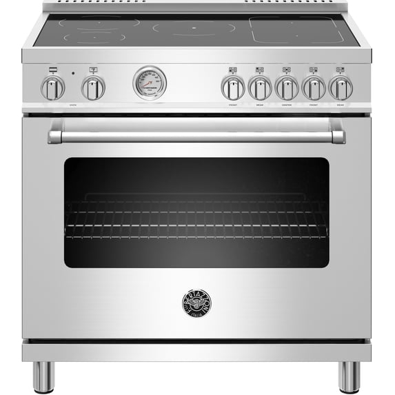 Bertazzoni 36" Master Series range - Electric oven - 5 induction zones - MAST365INMXE