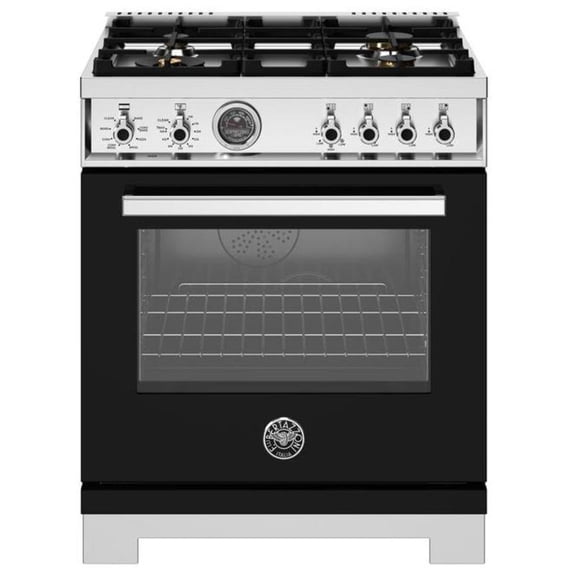 Bertazzoni Pro304bfept Professional 30" Wide 4.6 Cu. Ft. Free Standing Dual Fuel Range -
