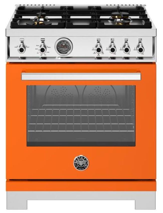 Bertazzoni Pro304bfgmt Professional 30" Wide 4.7 Cu. Ft. Free Standing Gas Range - Arancio