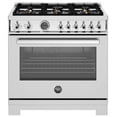 thumbnail image 1 of Bertazzoni Pro366bcfept Professional 36" Wide 5.7 Cu. Ft. Free Standing Dual Fuel Range -, 1 of 7