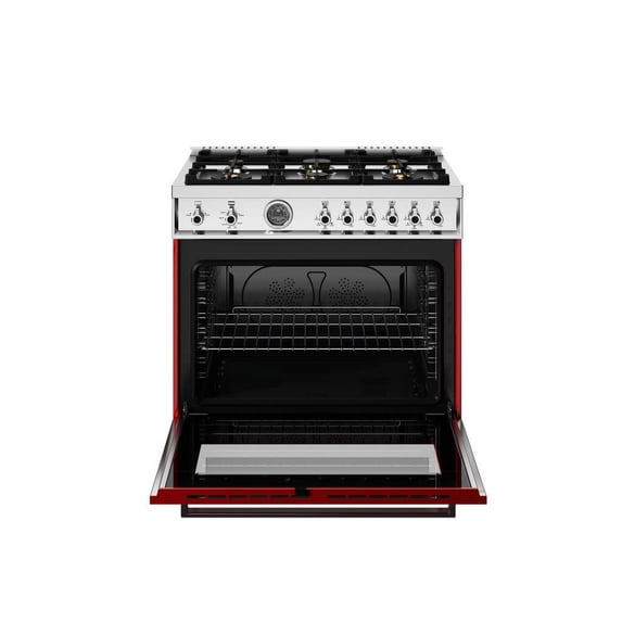 Bertazzoni Pro366bcfgmt Professional 36" Wide 5.9 Cu. Ft. Free Standing Gas Range -