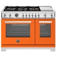 thumbnail image 1 of Bertazzoni Pro486btfept Professional 48" Wide 7 Cu. Ft. Free Standing Dual Fuel Range -, 1 of 7