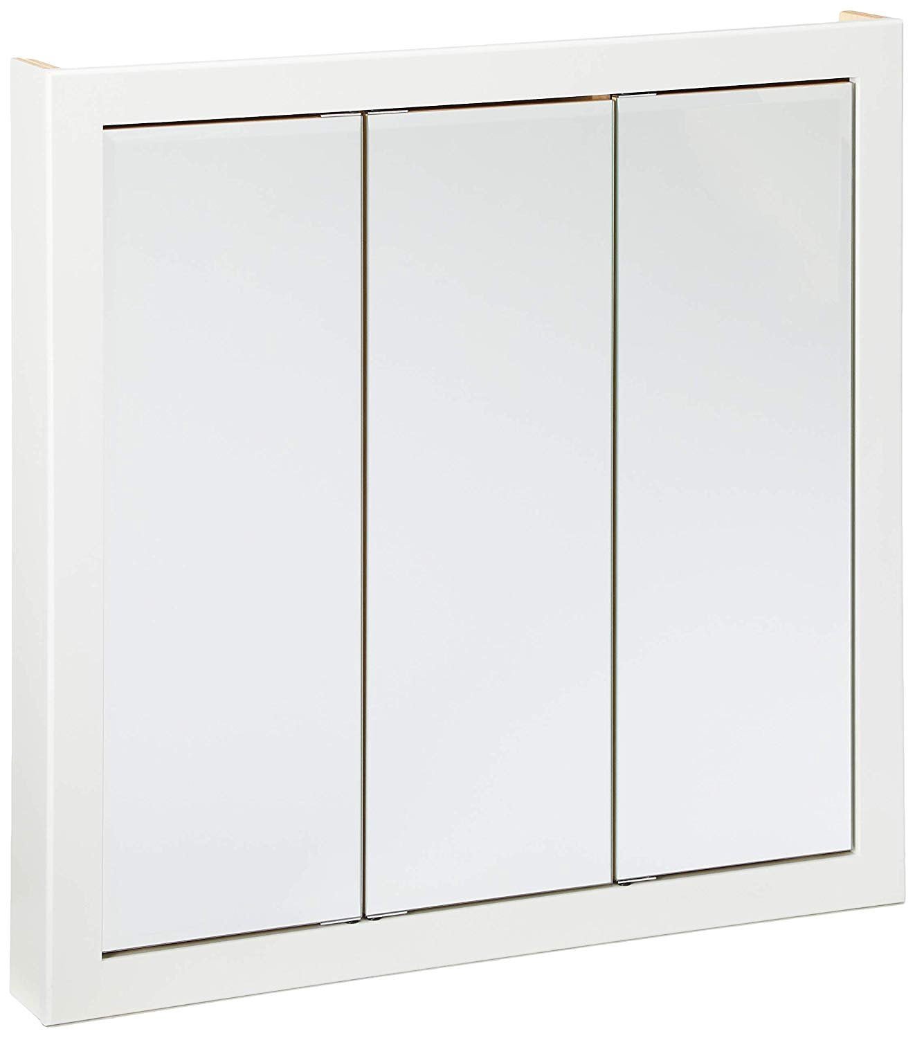 Tri View Posts Bertch Cab Mfg Inc P/OBW-TV3433 Osage White Tri-View - Walmart.com