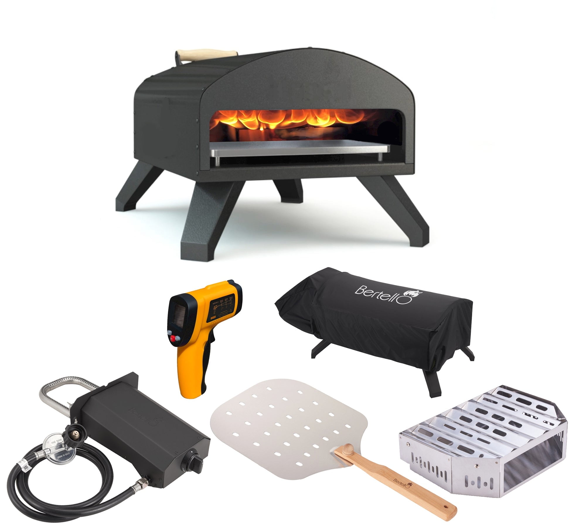 Bertello Outdoor Pizza Oven Bundle Gas, Wood Liberia Ubuy