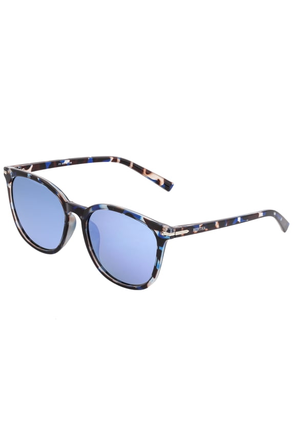 BRSBR039BL Piper Polarized Sunglasses, Blue Tortoise & Blue