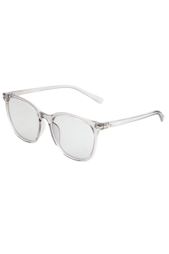 BRSBR039GY Piper Polarized Sunglasses, Clear & Clear