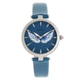 thumbnail image 1 of Bertha BTHBR9404 Micah Leather-Band Watch, Teal, 1 of 3