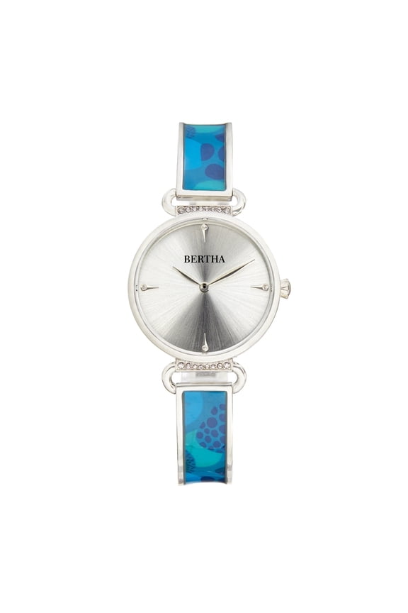 Katherine Enamel-Designed Bracelet Watch - Blue
