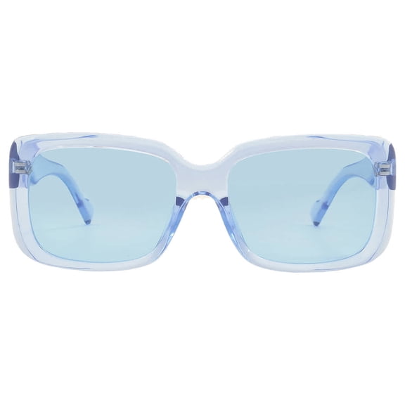 Bertha Ladies Purple Rectangular Sunglasses BRSBR052C6
