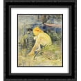 thumbnail image 1 of Berthe Morisot 2x Matted 20x24 Black Ornate Framed Art Print 'Bather', 1 of 2
