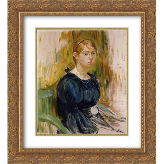 Berthe Morisot 2x Matted 20x24 Gold Ornate Framed Art Print 'Jeannie Gobillard'