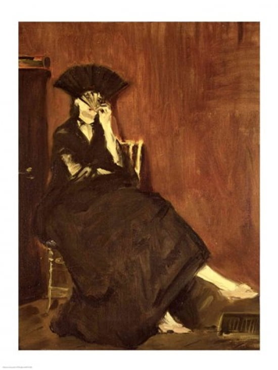 Berthe Morisot Canvas Art - Edouard Manet (18 x 24)