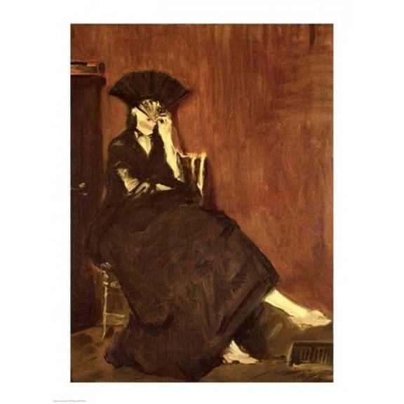 Berthe Morisot Poster Print by Edouard Manet