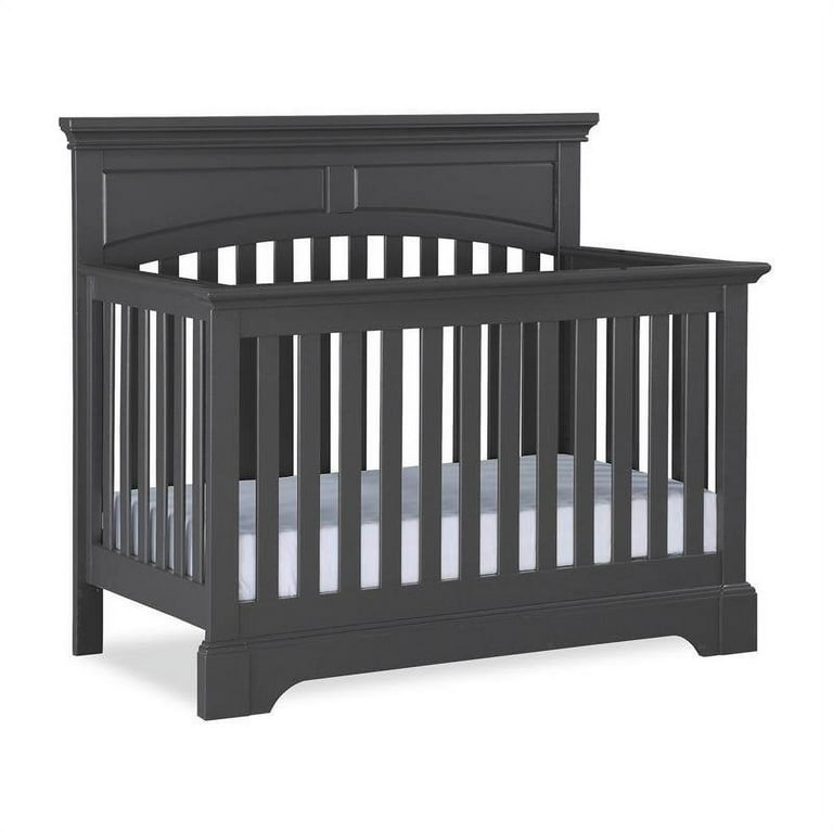 Bertini Fairhaven 5 in 1 Convertible Crib in Slate Gray Walmart