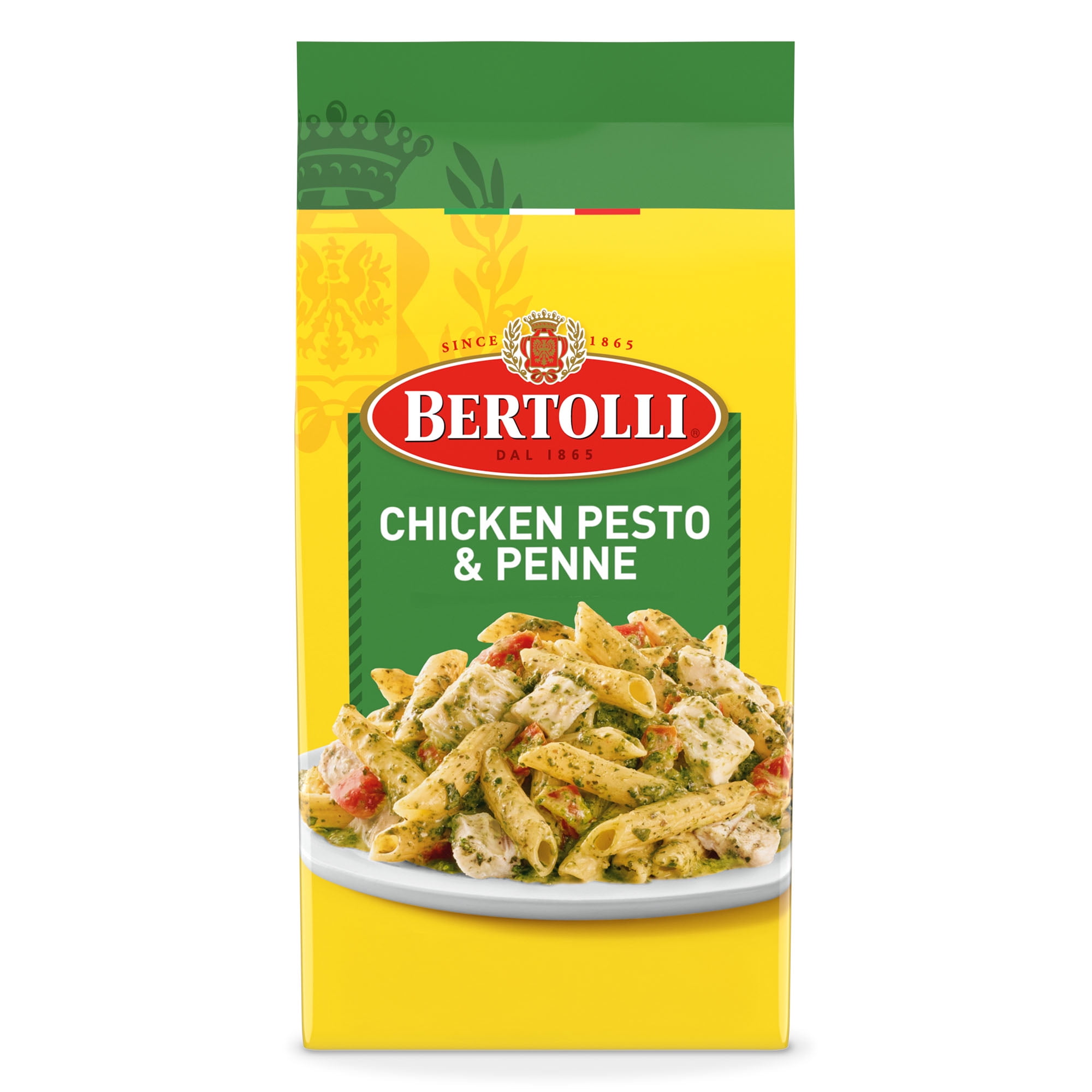 Bertolli Chicken Pesto and Penne Pasta With Pesto Sauce, Frozen Meal, 22 oz. (frozen)