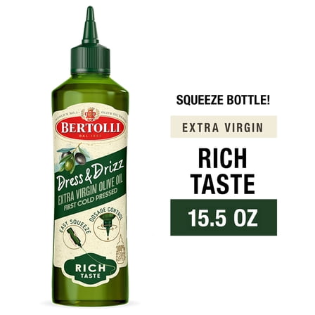 Bertolli Dress & Drizz Extra Virgin Olive Oil, Rich Taste