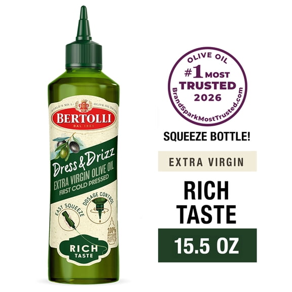 Bertolli Dress & Drizz Extra Virgin Olive Oil, Rich Taste