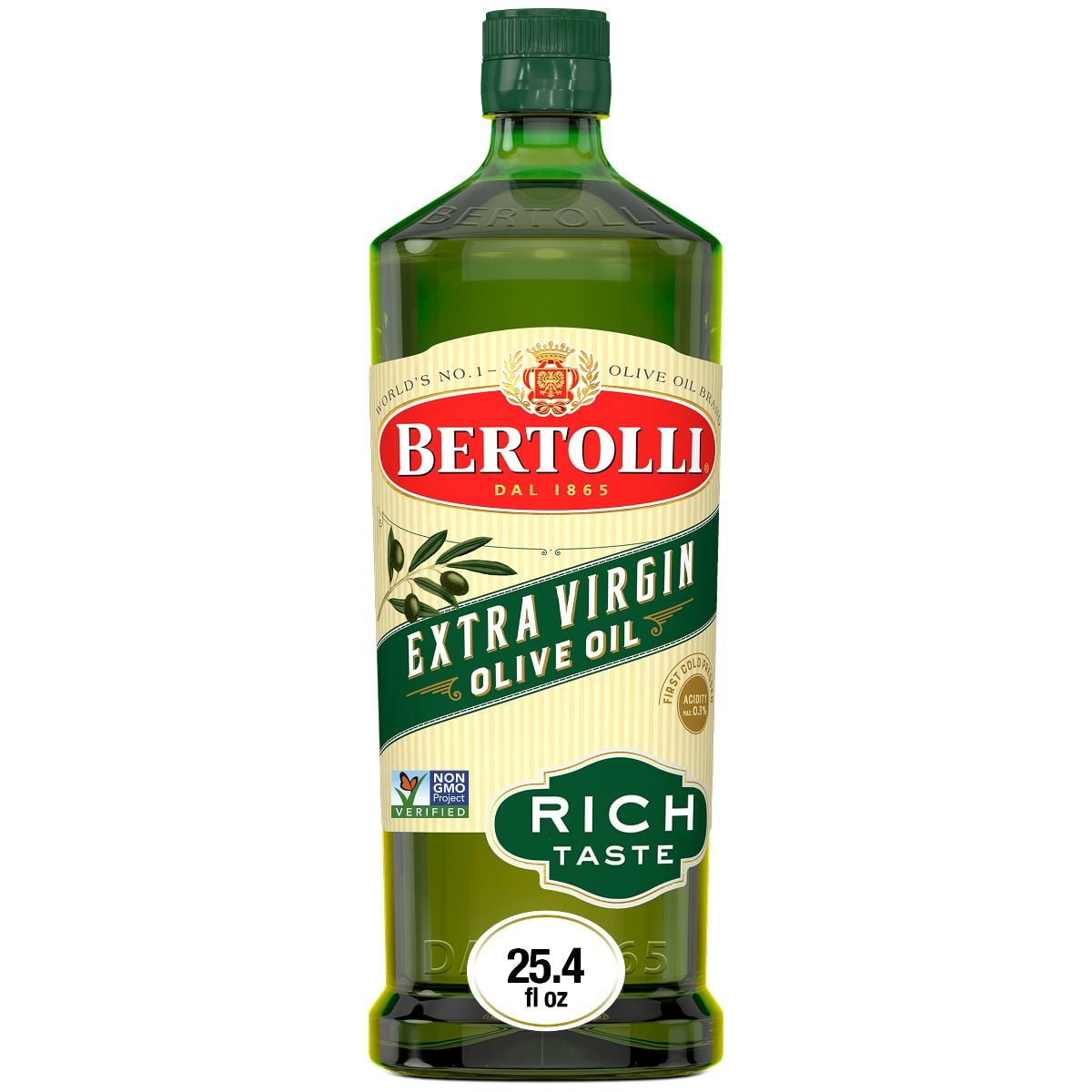 Bertolli Extra Virgin Olive Oil Rich Taste - 25.36 fl oz - Pack of 2