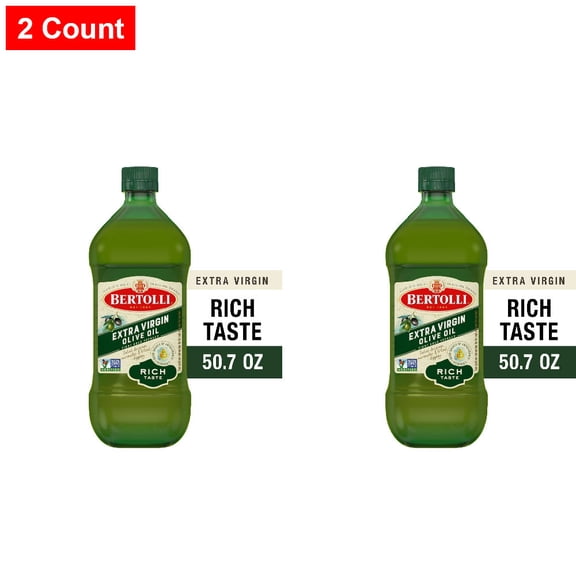 Bertolli Extra Virgin Olive Oil, Rich Taste 50.7 fl oz - 2 count