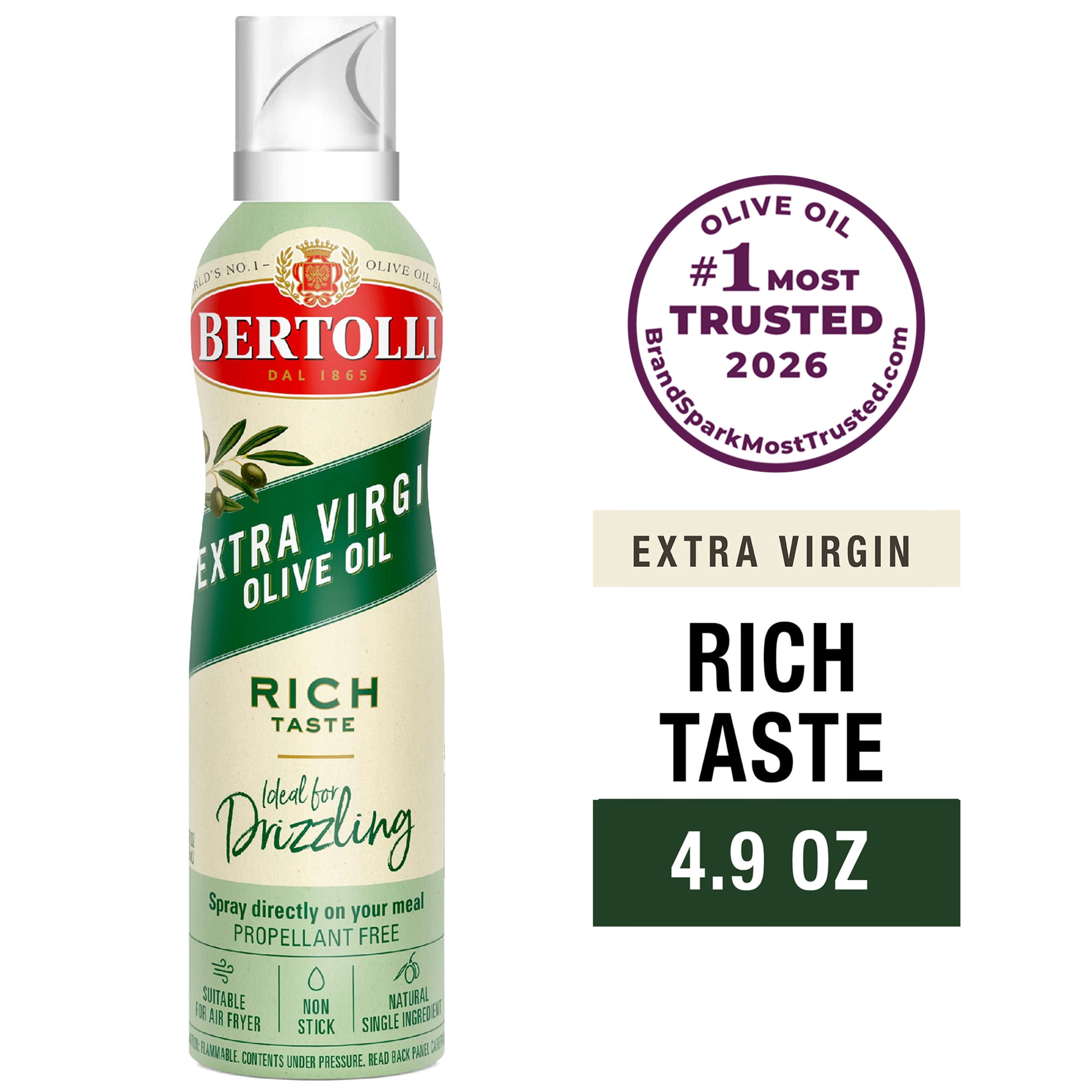 Bertolli Extra Virgin Olive Oil Spray, Rich Taste