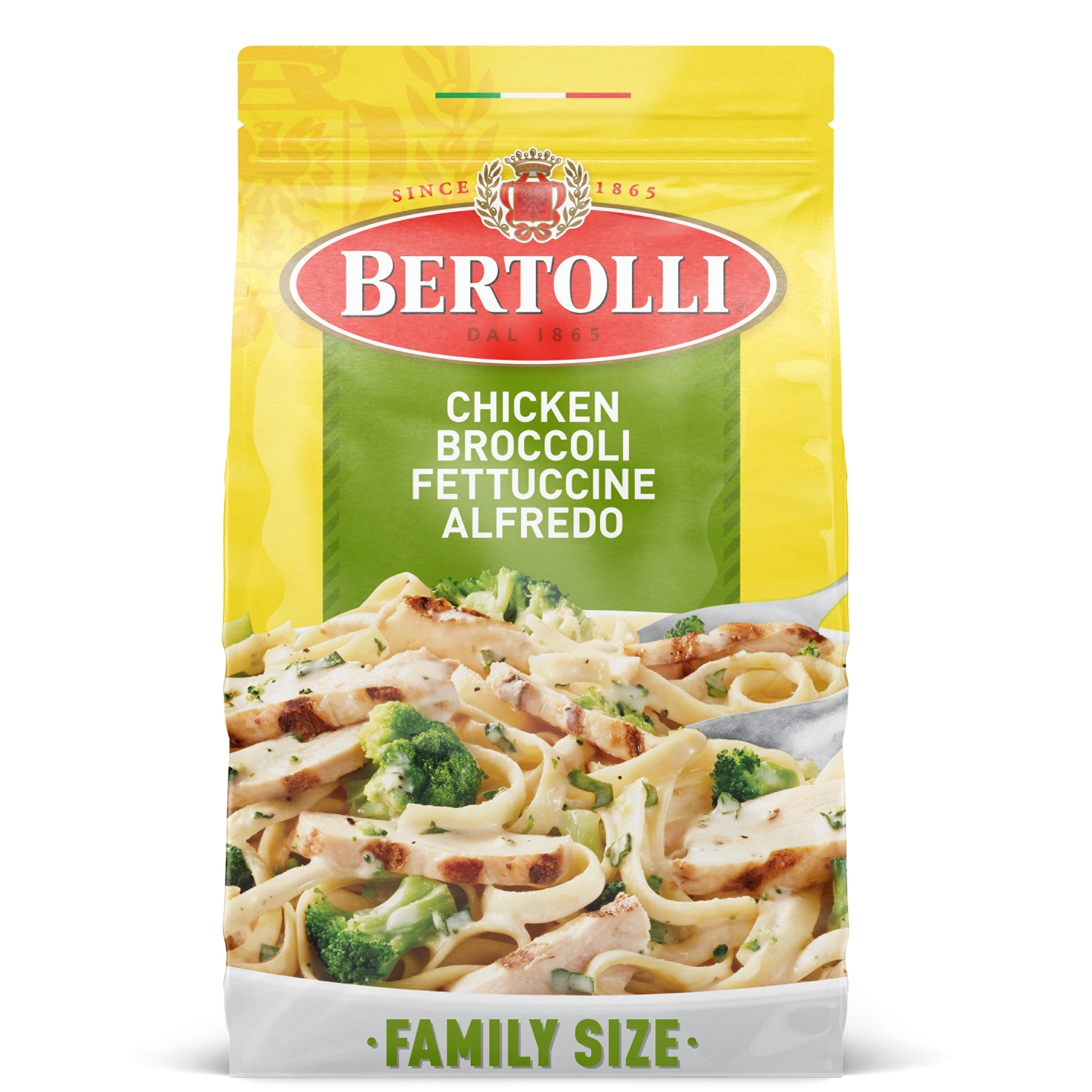 Bertolli Family Size Chicken Broccoli Fettuccine Alfredo, 36 oz (Frozen