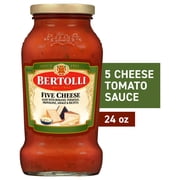Bertolli Five Cheese Pasta Sauce, Tomato Spaghetti Sauce, 24 oz