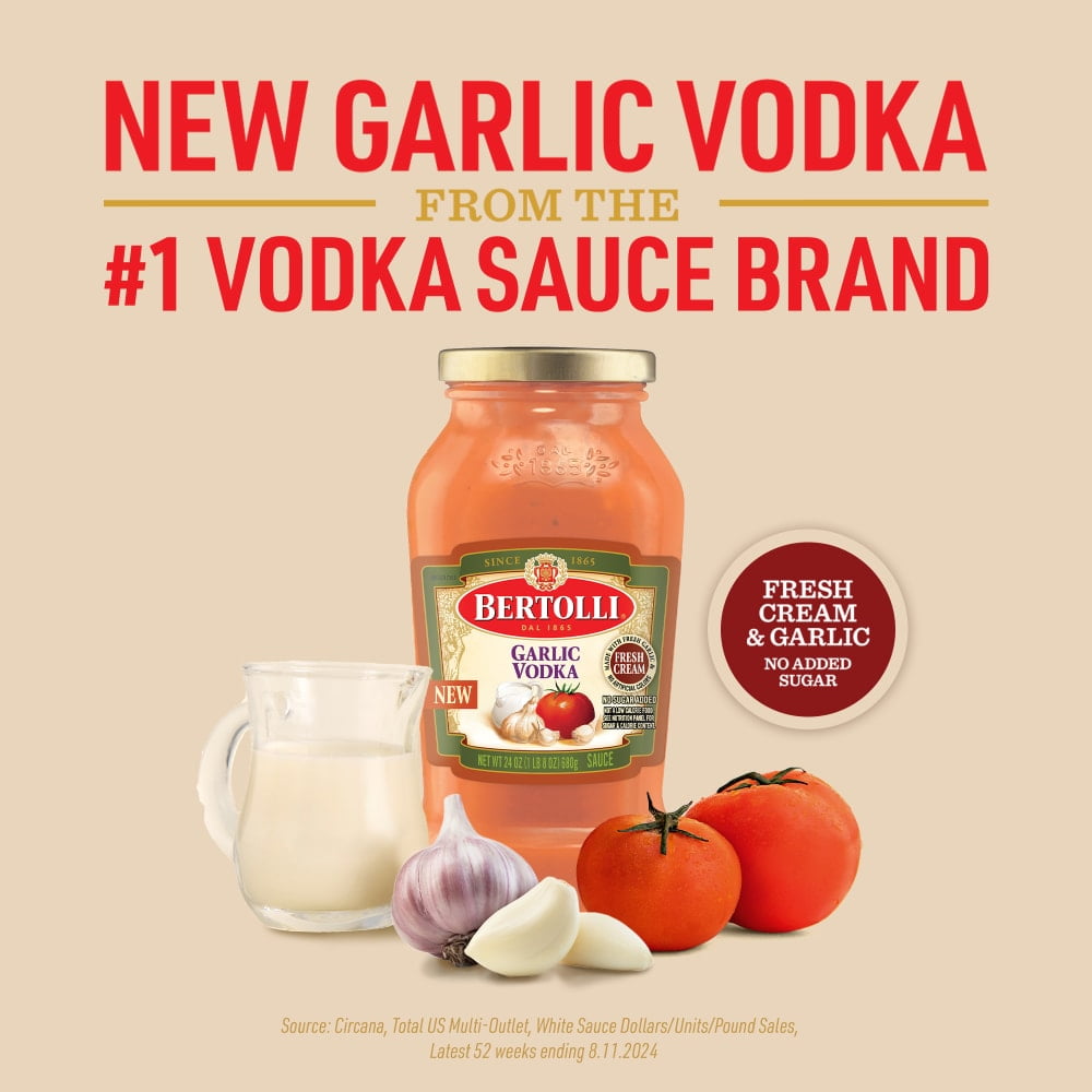 Bertolli Garlic Vodka Pasta Sauce
