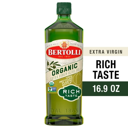 Bertolli Organic Extra Virgin Olive Oil, Rich Taste, 16.9 fl oz